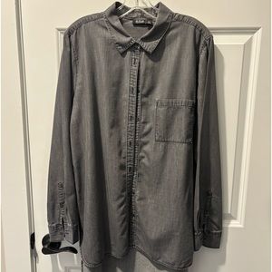 ANA Washed out black blouse size XL